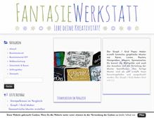 Tablet Screenshot of fantasiewerkstatt.de